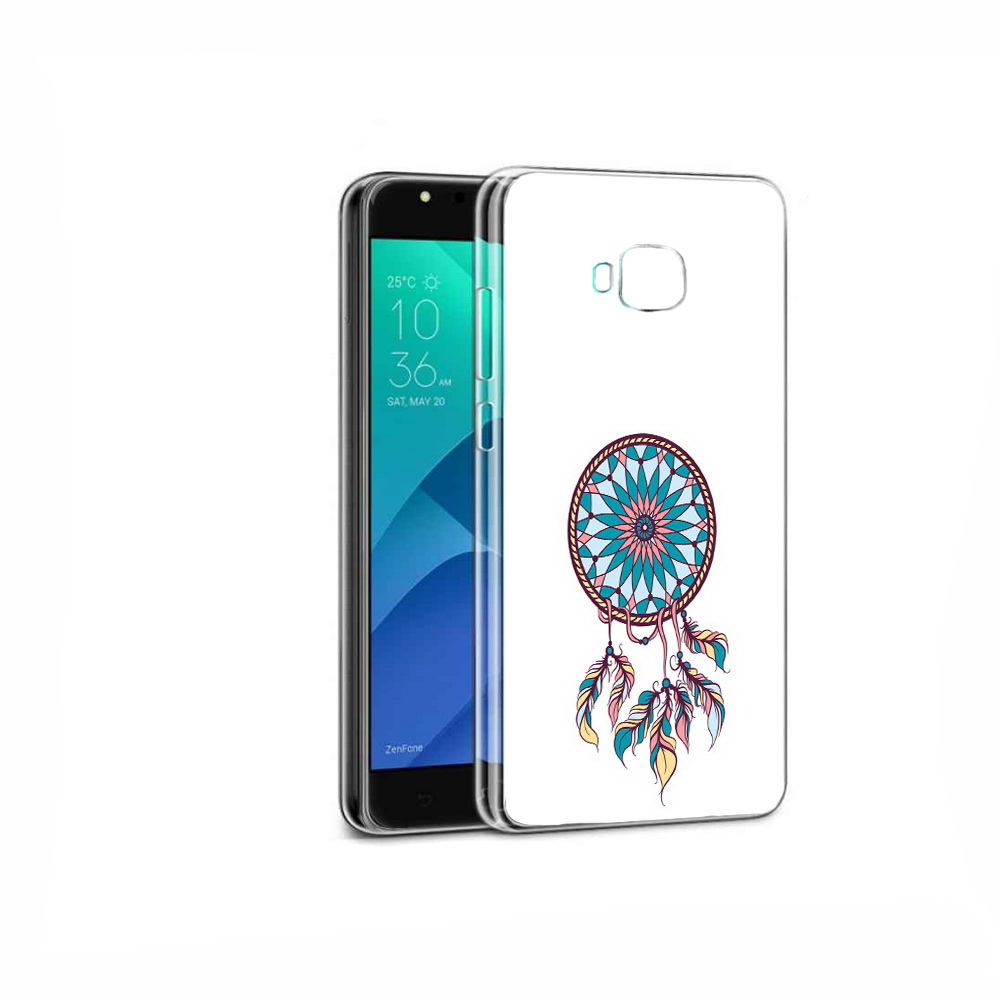 

Чехол MyPads Tocco для Asus ZenFone 4 Selfie ловец снов синий, Прозрачный, Tocco