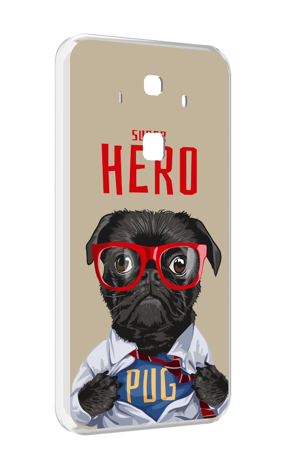 

Чехол MyPads Герой-PUG для Huawei Mate 10 Pro, Прозрачный, Tocco