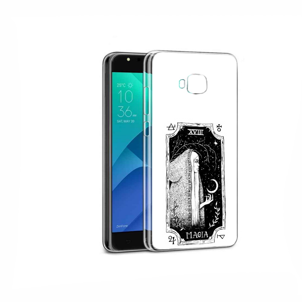 

Чехол MyPads Tocco для Asus ZenFone 4 Selfie лунная магия, Прозрачный, Tocco