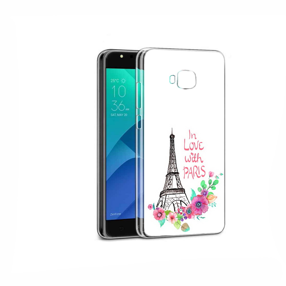 

Чехол MyPads Tocco для Asus ZenFone 4 Selfie любимый париж, Прозрачный, Tocco