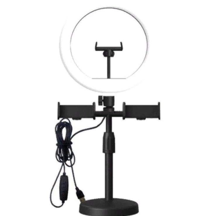 

Кольцевая лампа NoBrand CXB-260A 25 см черный, CXB-260A