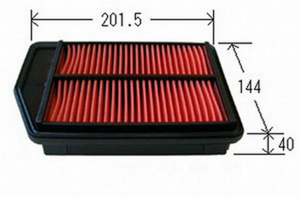 

A882J Фильтр Воздушный Honda Life P07A Jb5/6 03-08,Zest P07A Je1/2 06-