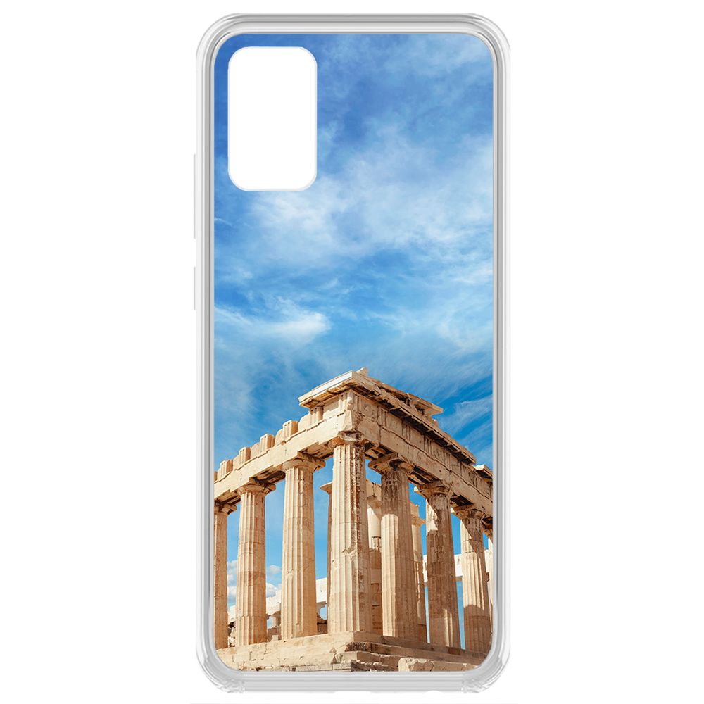 Чехол-накладка Krutoff Clear Case Греция, Парфенон для Samsung Galaxy A02s (A025)