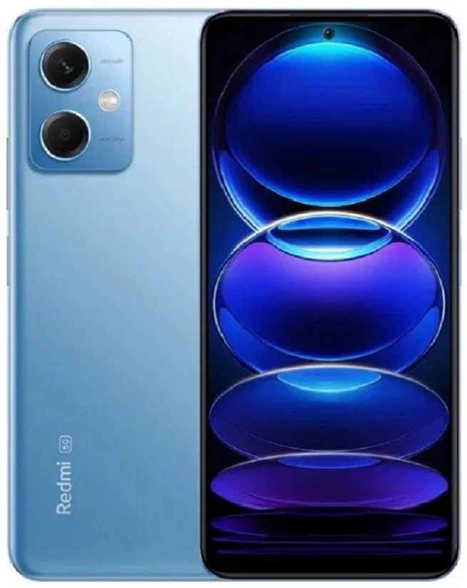 

Смартфон Xiaomi Redmi Note 12 5G 8/128GB Blue (14343), Redmi Note 12 5G