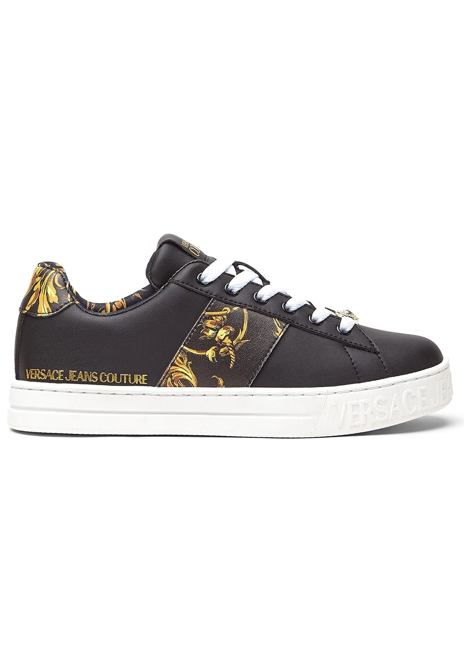 

Кеды женские Versace Jeans Couture 141402 черные 39 EU, Черный, 141402