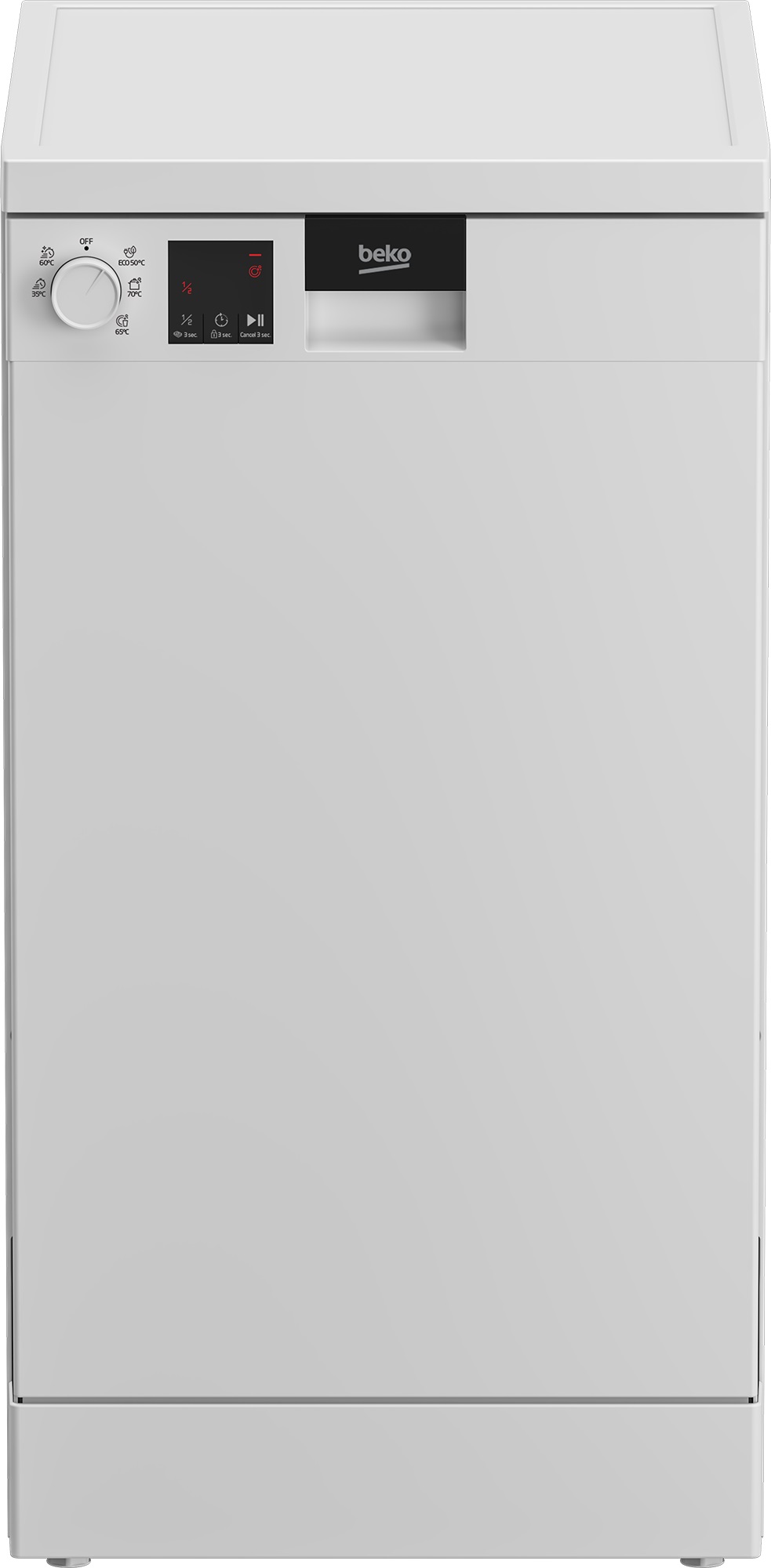 Посудомоечная машина Beko DVS050R01W белый посудомоечная машина beko bdfn15421s gray