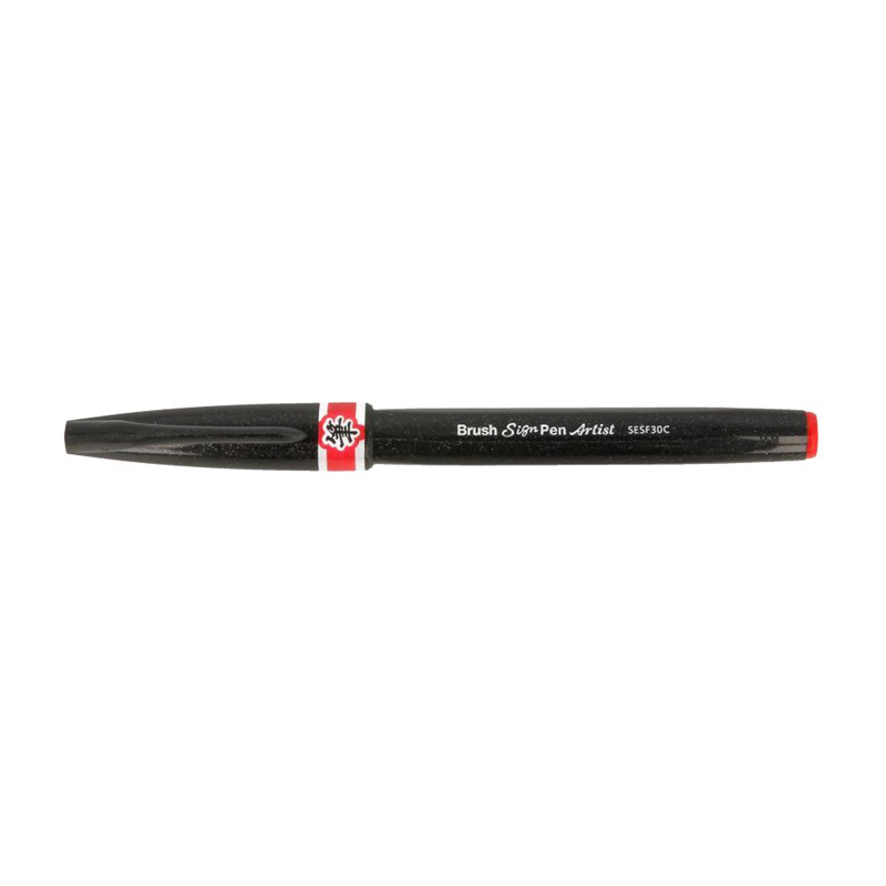 

Браш пен Pentel Brush Sign Pen Artist, ultra-fine 0,5 - 5 мм, цвет красный
