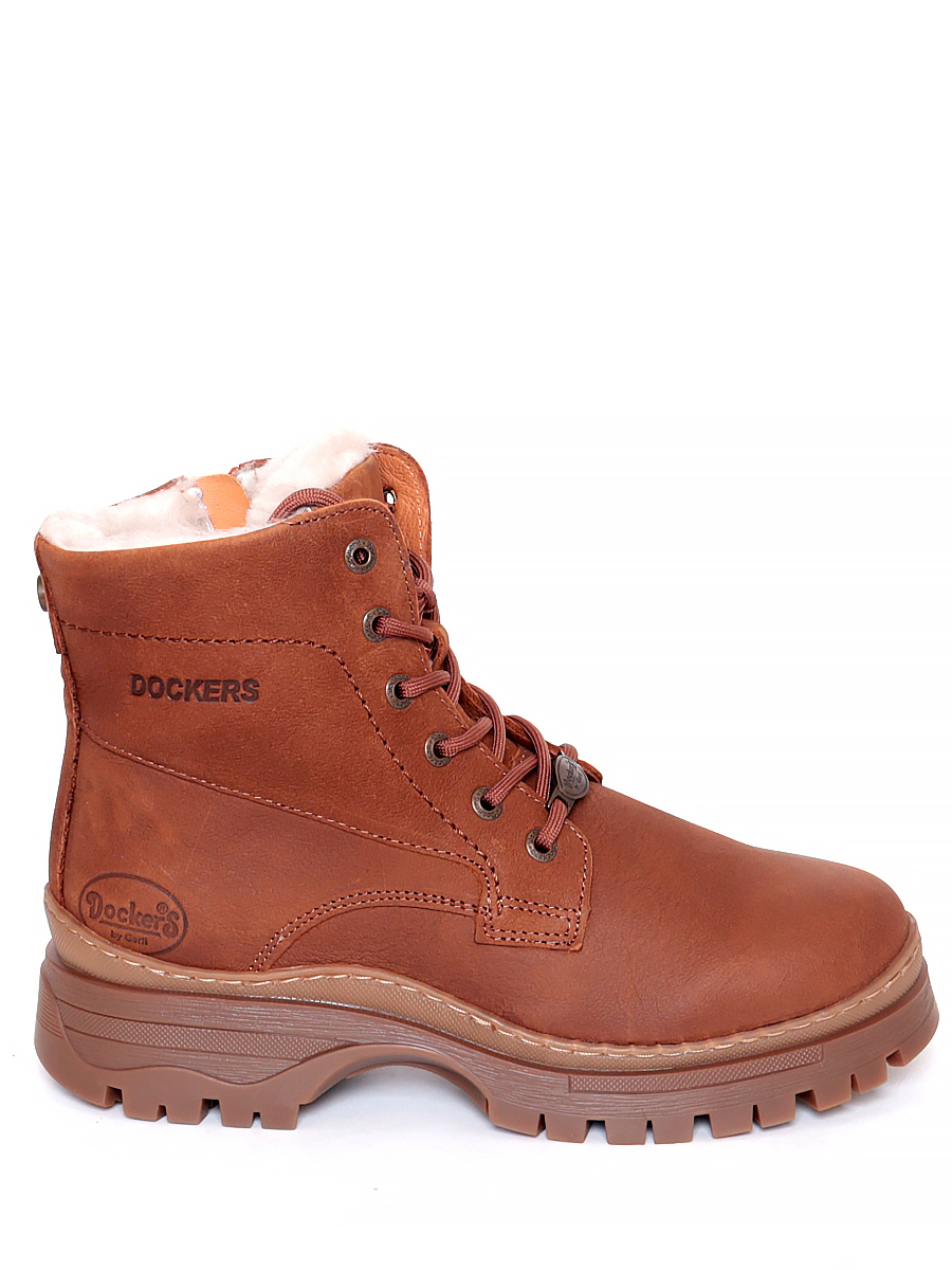 

Ботинки женские Dockers 28078 B коричневые 41 RU, Коричневый, 28078 B
