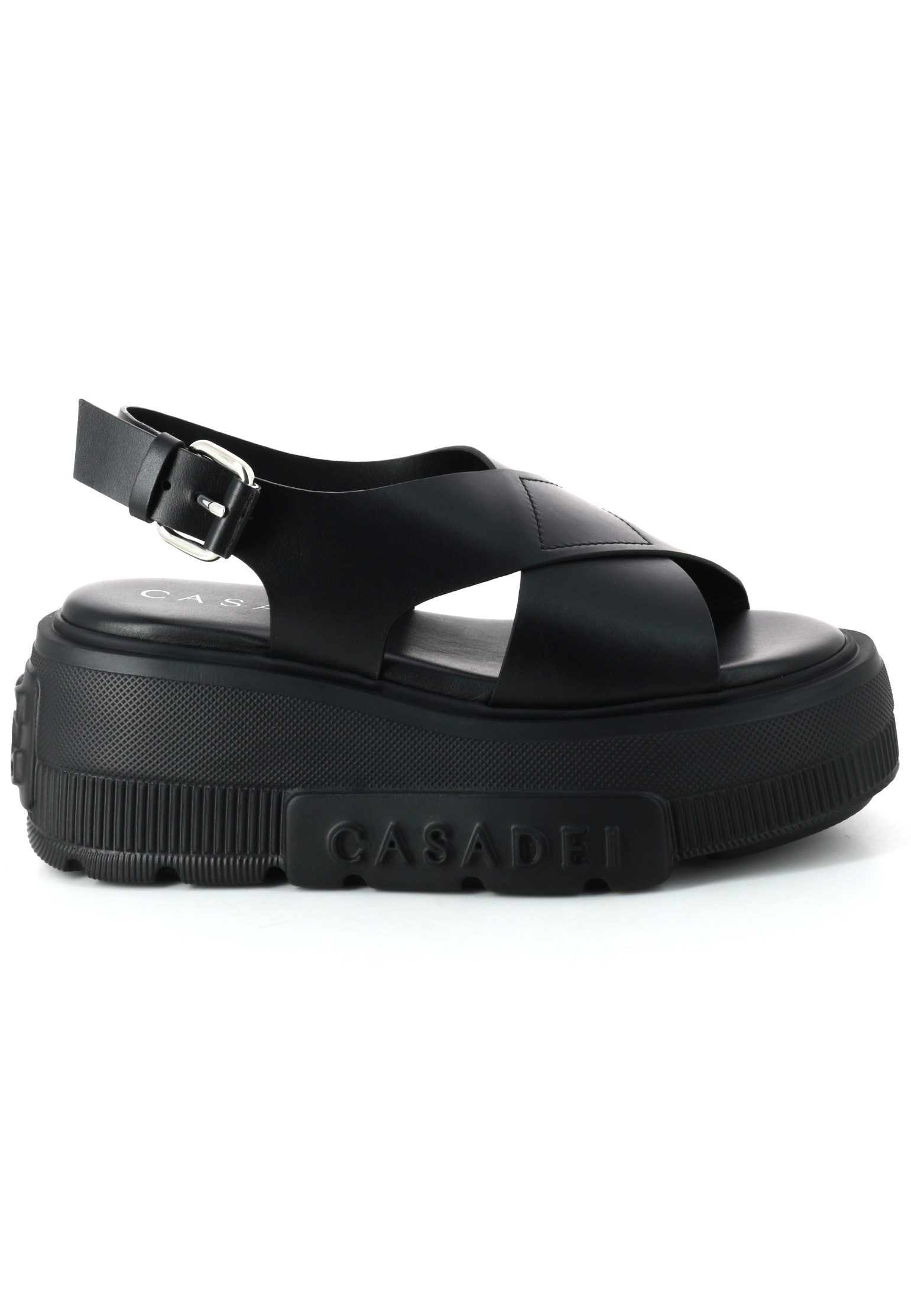 

Босоножки женские Casadei 140721 черные 38 EU, Черный, 140721