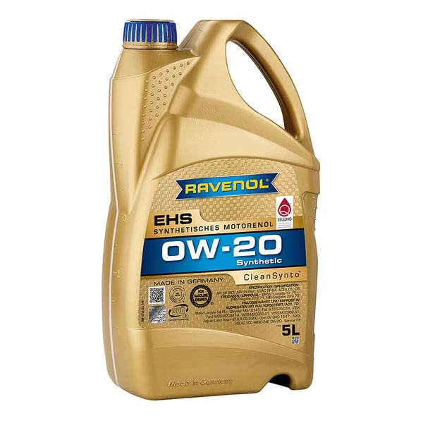 Моторное масло Ravenol EHS SAE 0W20 4л