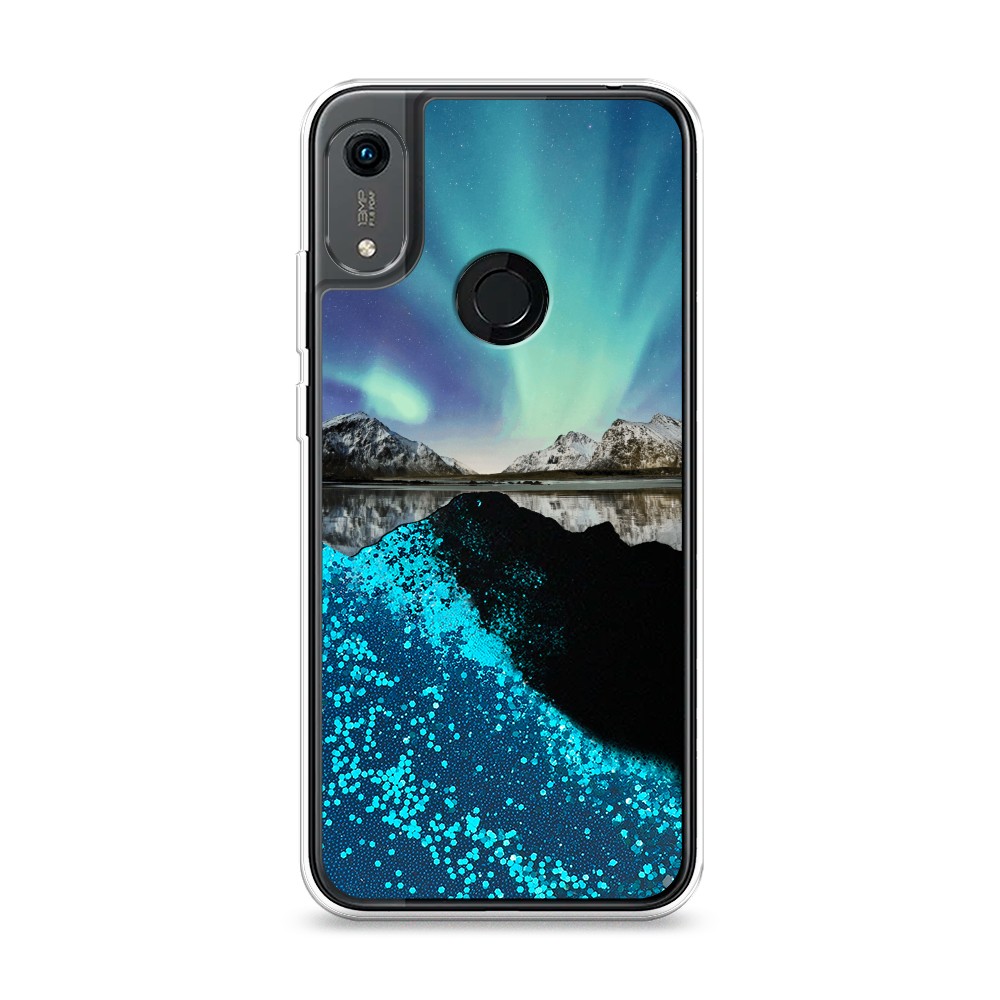 

Чехол Awog на Huawei Y6 2019/Honor 8a/8a Pro/Y6s "Горное озеро и сияние", Разноцветный, 611593-1