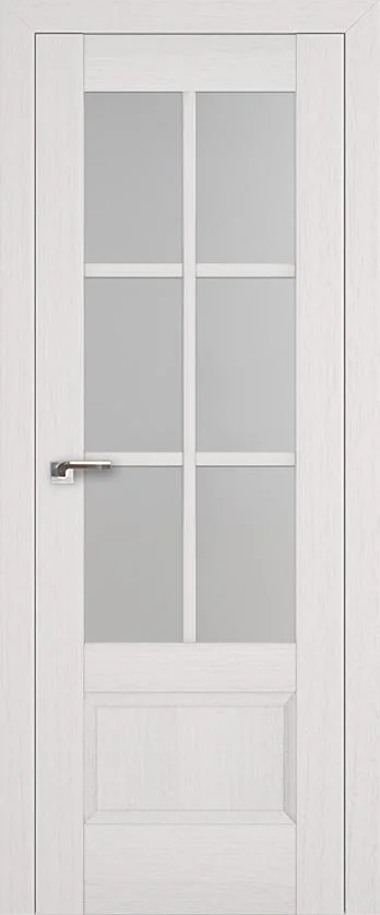 фото Дверь profildoors x-103 стекло матовое 800x2000 экошпон пекан белый
