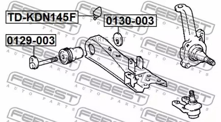 

FEBECT TD-KDN145F Отбойник переднего амортизатора