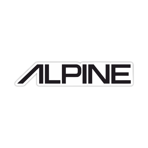 

Наклейка Наклейки за Копейки ALPINE 20х4 см, ННН-332