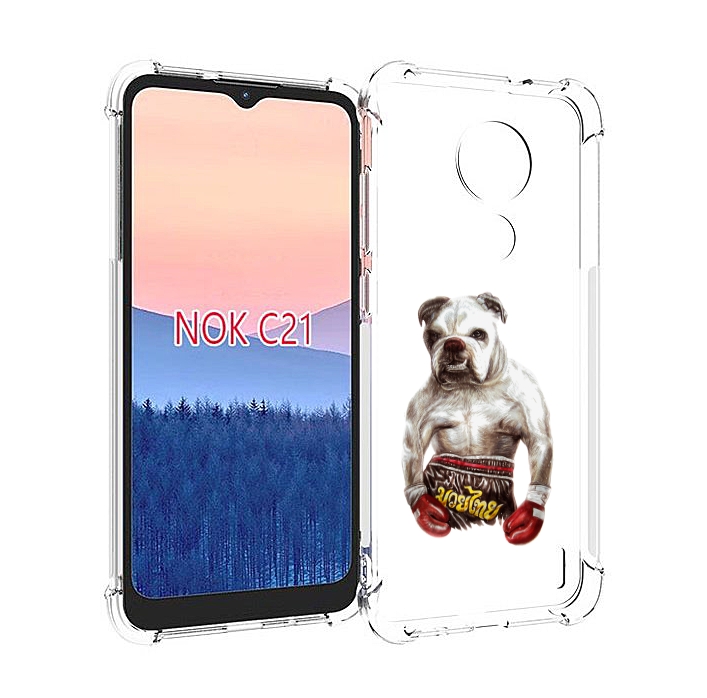 

Чехол MyPads боксер для Nokia C21, Прозрачный, Tocco