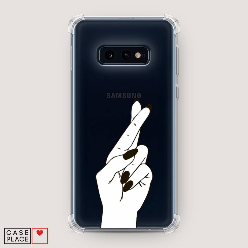 

Чехол Awog на Samsung Galaxy S10E "Пальцы графика", Разноцветный, 27251-1