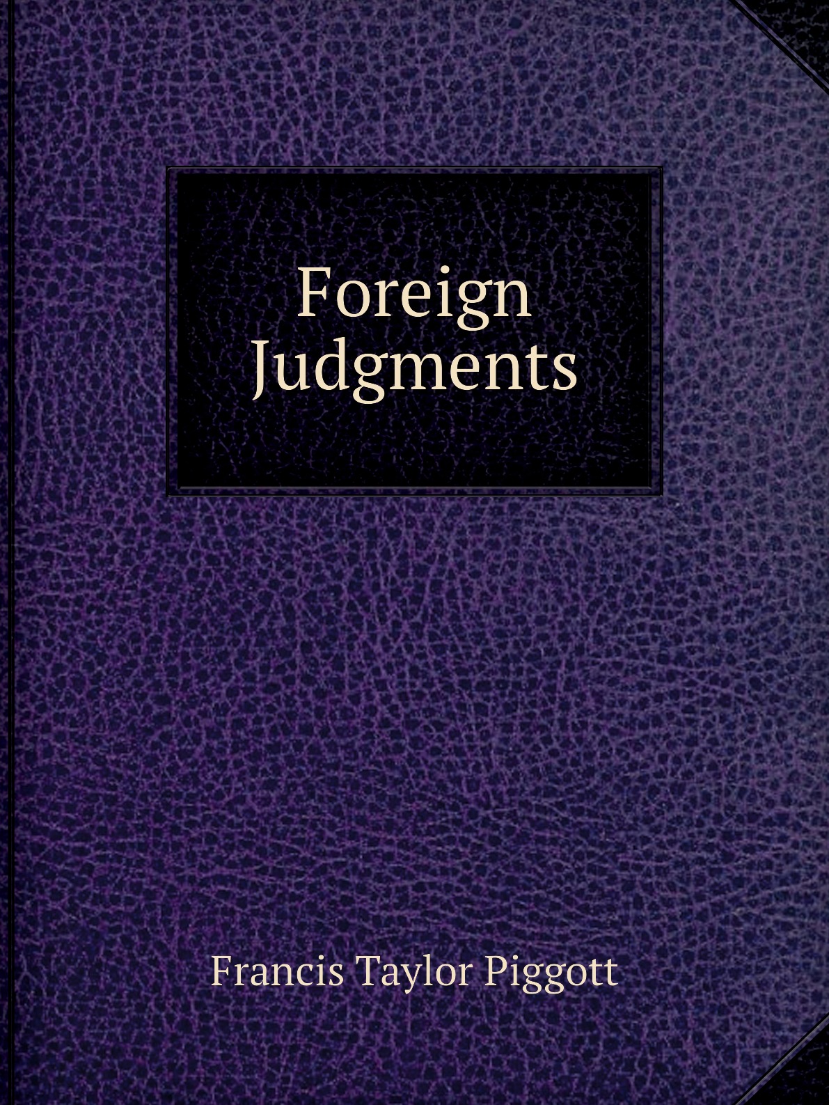 

Foreign Judgments