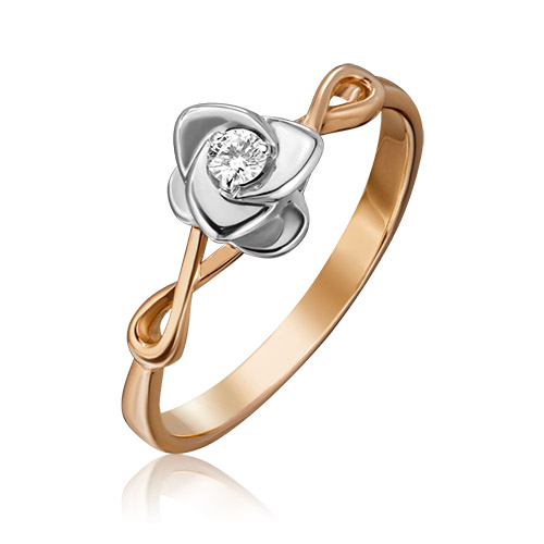

Кольцо из золота с бриллиантом р. 16,5 PLATINA jewelry 01-1564-00-101-1111-30, 01-1564-00-101-1111-30