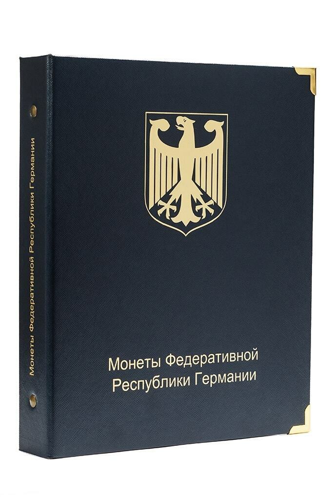 

Альбом для памятных и регулярных монет ФРГ 1953-2011 гг., Синий
