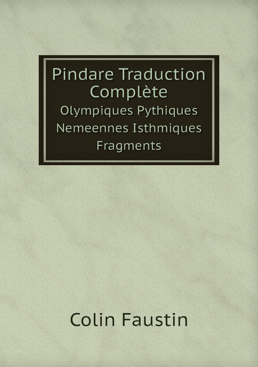 

Pindare Traduction Complete