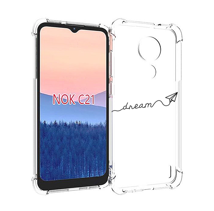 

Чехол MyPads мечта для Nokia C21, Прозрачный, Tocco