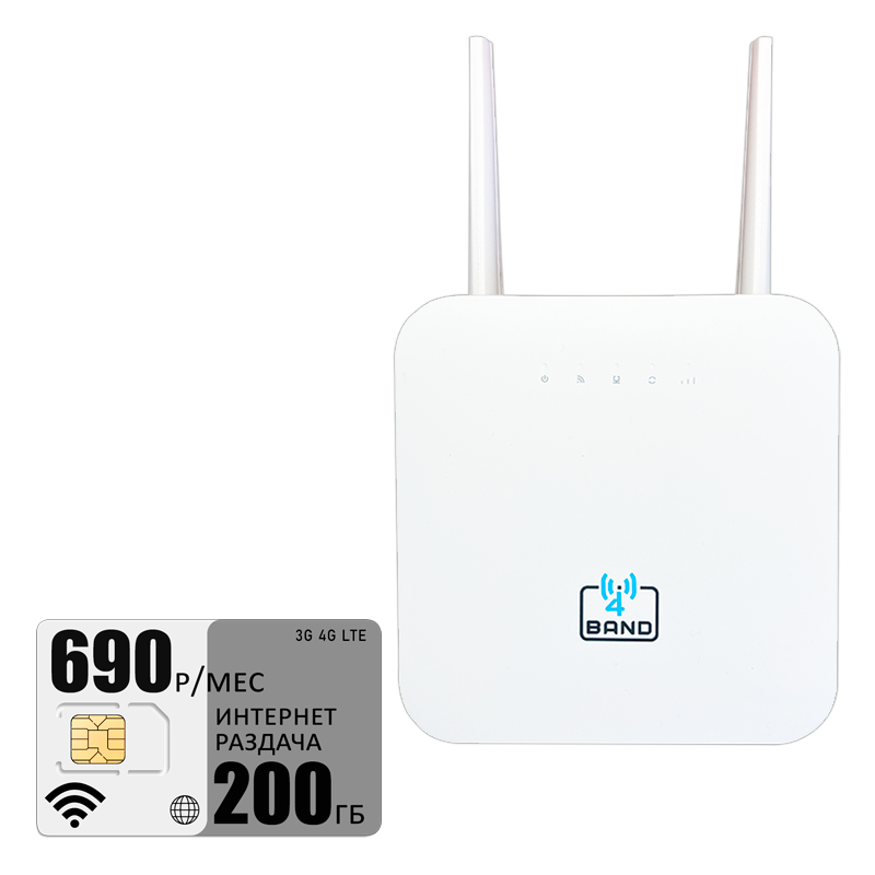 

Wi-Fi роутер Olax 4BAND M3-01 (router-M3-01-ros690-200gb-pro-sb), 4BAND M3-01