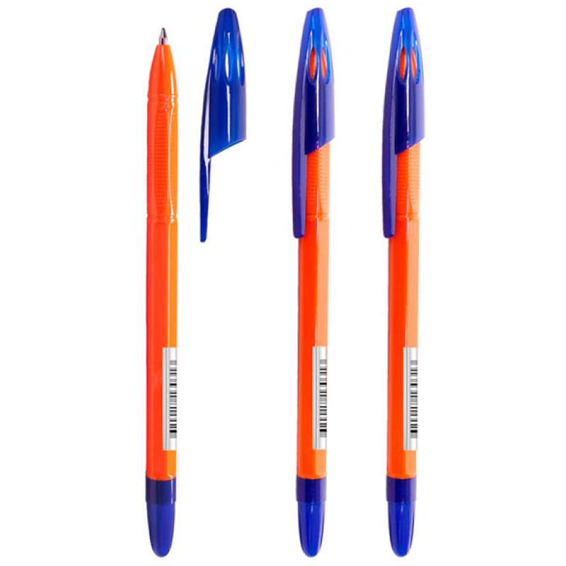 

Ручка шариковая СТАММ "555 Orange", синяя, 0,7мм, арт. 324127 - (50 шт.)