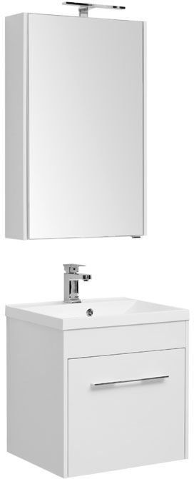 

Aquanet Мебель для ванной Aquanet Августа 58 белый (ручки хром)