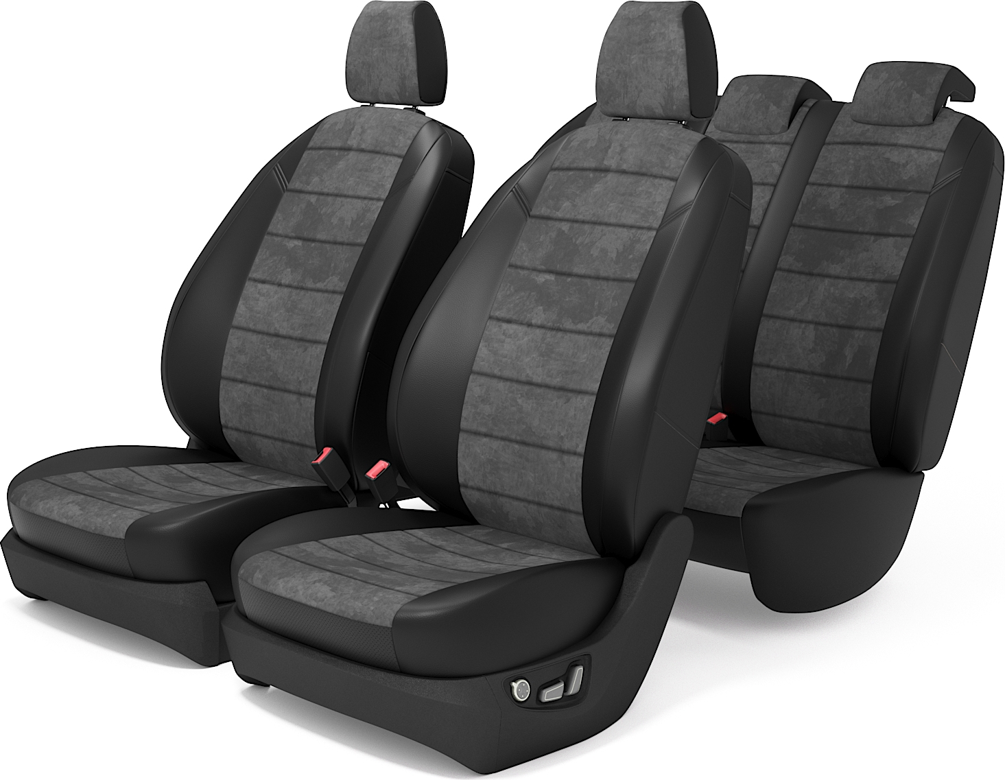 

Комплект чехлов для Чанган Cs35 плюс (Changan CS35 Plus 2018-2022) / AutoKot / PCS35P18lin, Черный;серый, PCS35P18
