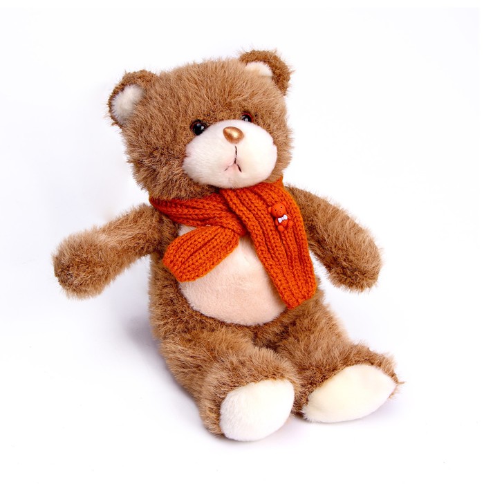 Мягкая игрушка «Медведь с шарфом», цвета МИКС