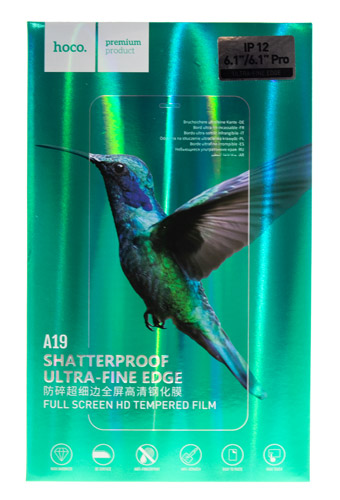 

Стекло Hoco Shatterproof full screen HD tempered film (A19) для iPhone 12/12 Pro