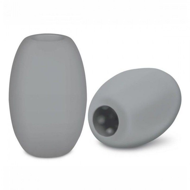 Мастурбатор Zolo Mini Bubble двусторонний серый