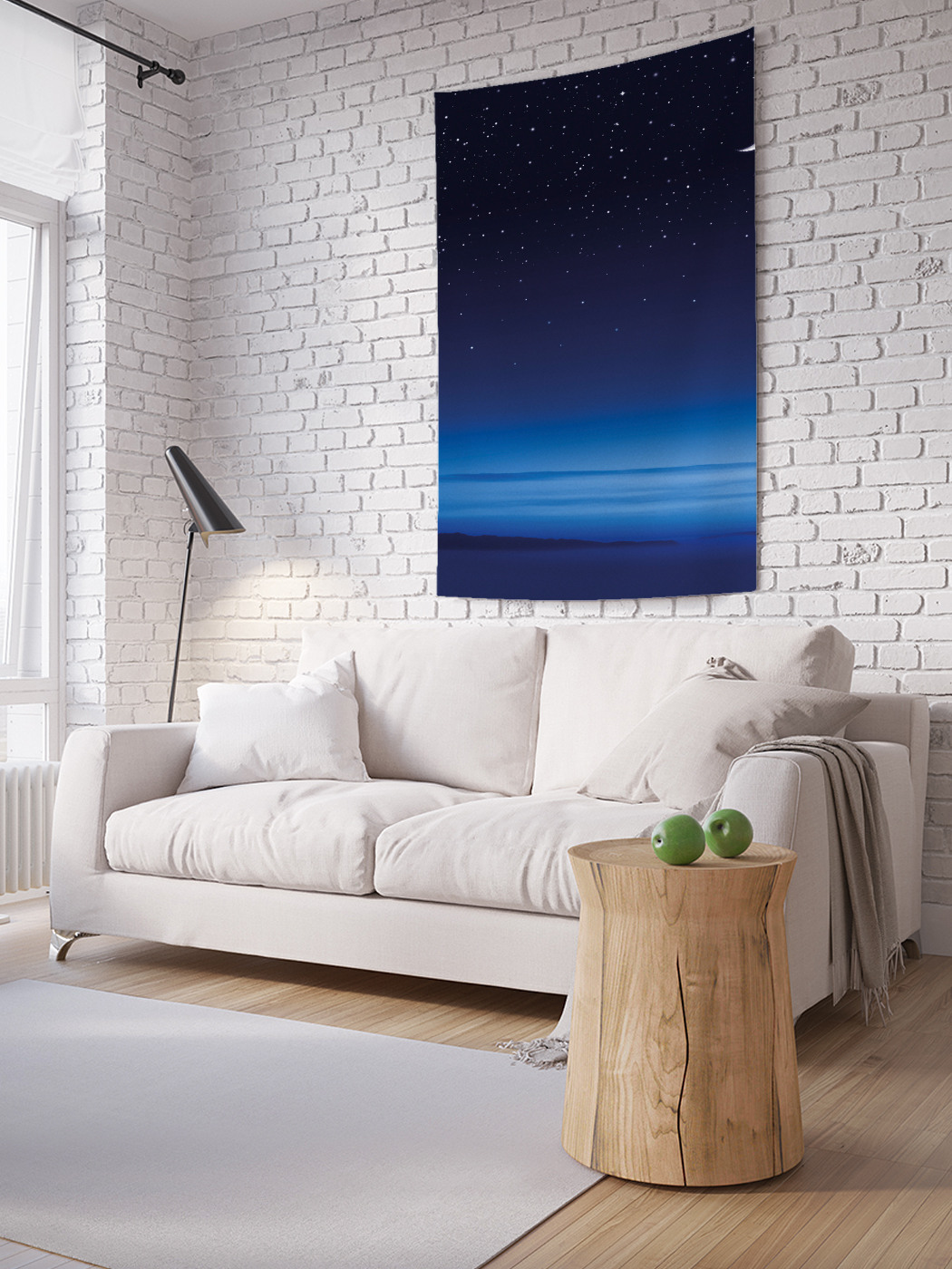 

Вертикальное фотопанно на стену JoyArty Тихая ночь 100x150 см, Тихая ночь