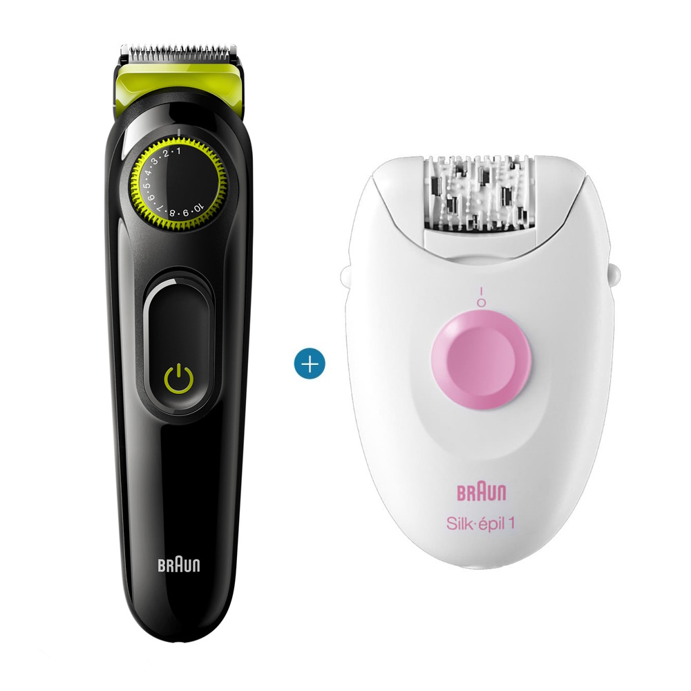 

Эпилятор Braun 1 1170 + Триммер Braun BT3221 белый, розовый, 1 1170 + Триммер Braun BT3221