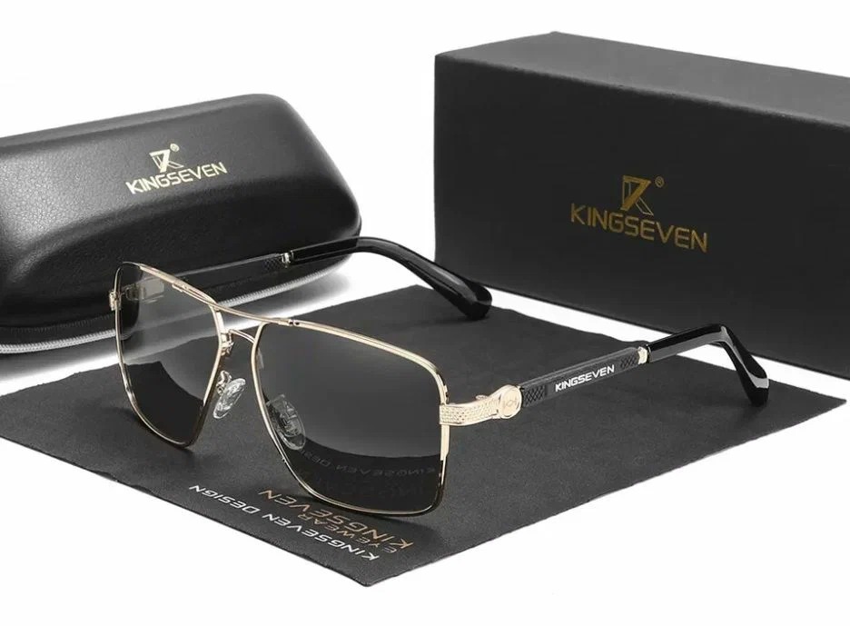 

Солнцезащитные очки унисекс Kingseven N7790 gold_black_gray, N7790