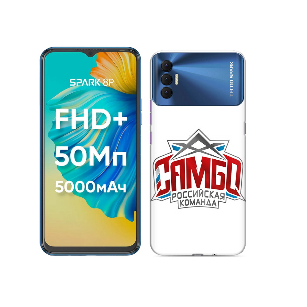 

Чехол MyPads Tocco для Tecno Spark 8P Самбо, Прозрачный, Tocco