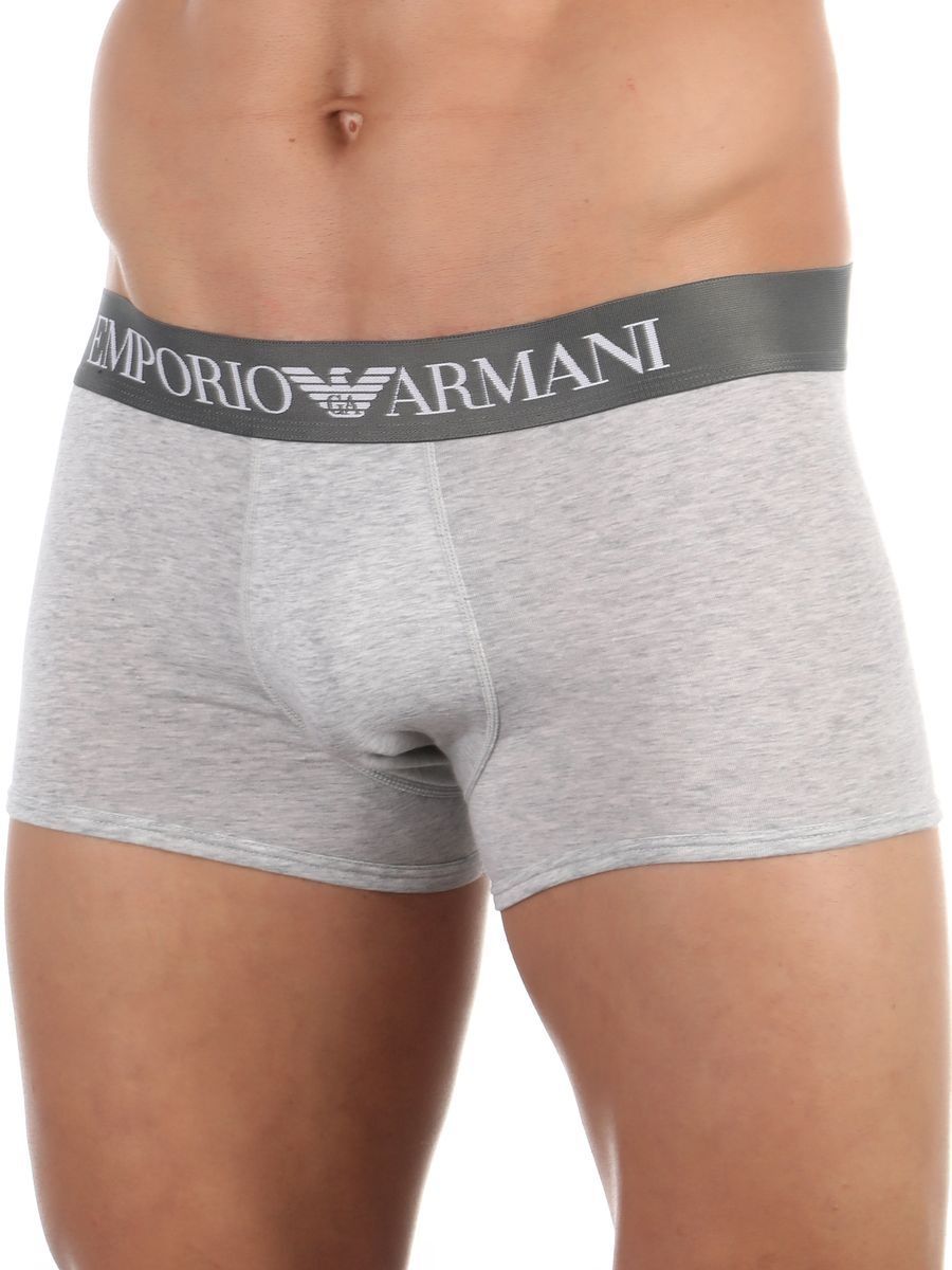 

Трусы мужские Emporio Armani 111389_CC729 серые XL, Серый, 111389_CC729