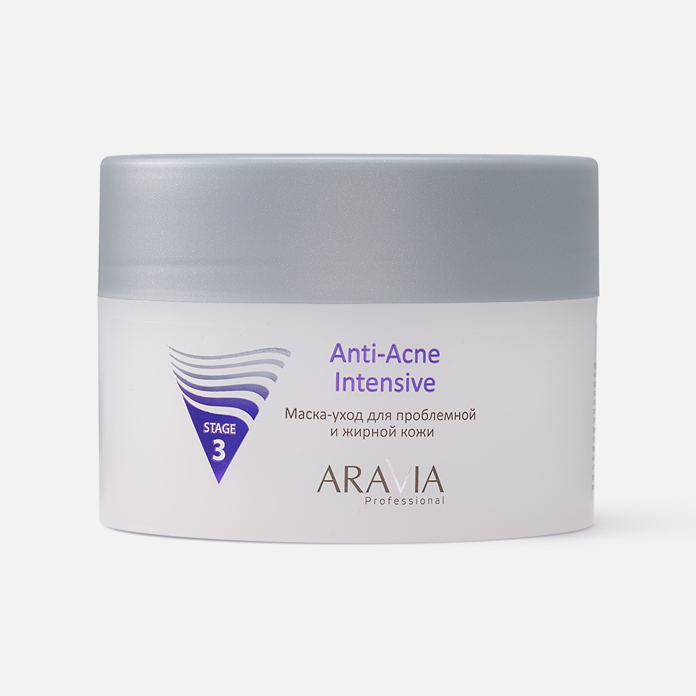 Маска для лица Aravia Professional Anti-Acne Intensive для проблемной кожи, 150 мл белита крем для ног смягчающий professional line 300