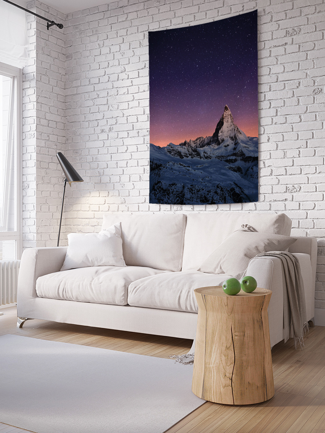 

Вертикальное фотопанно на стену JoyArty Последние лучи заката на вершине 100x150 см, Последние лучи заката на вершине
