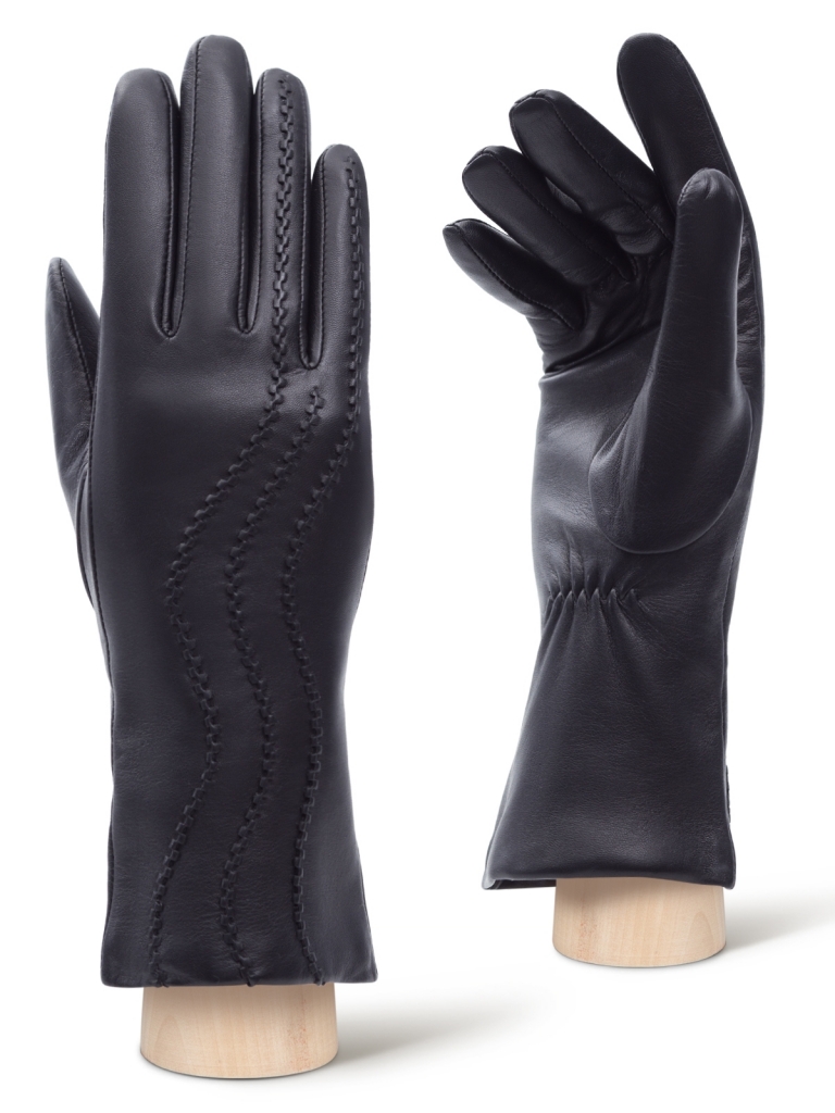 

Перчатки женские Labbra LB-0636 черные, р, Черный, LB-0636