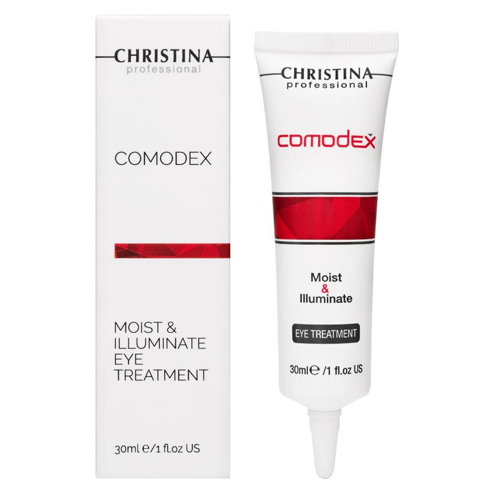 Гель для глаз Christina Comodex Moist & Illuminate Eye Treatment 30 мл mesomatrix антикуперозный контактный гель от темных кругов под глазами capillar protect 150 0