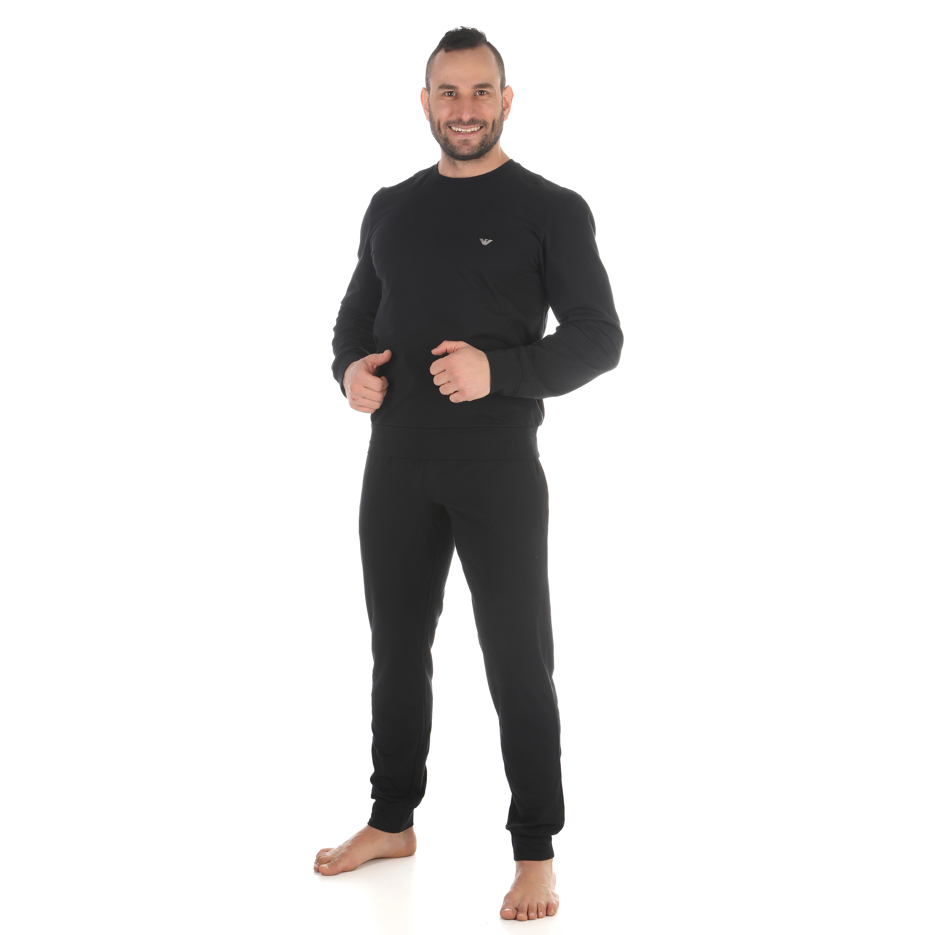 

Костюм домашний мужской Emporio Armani 111794_CC570 черный L, 111794_CC570