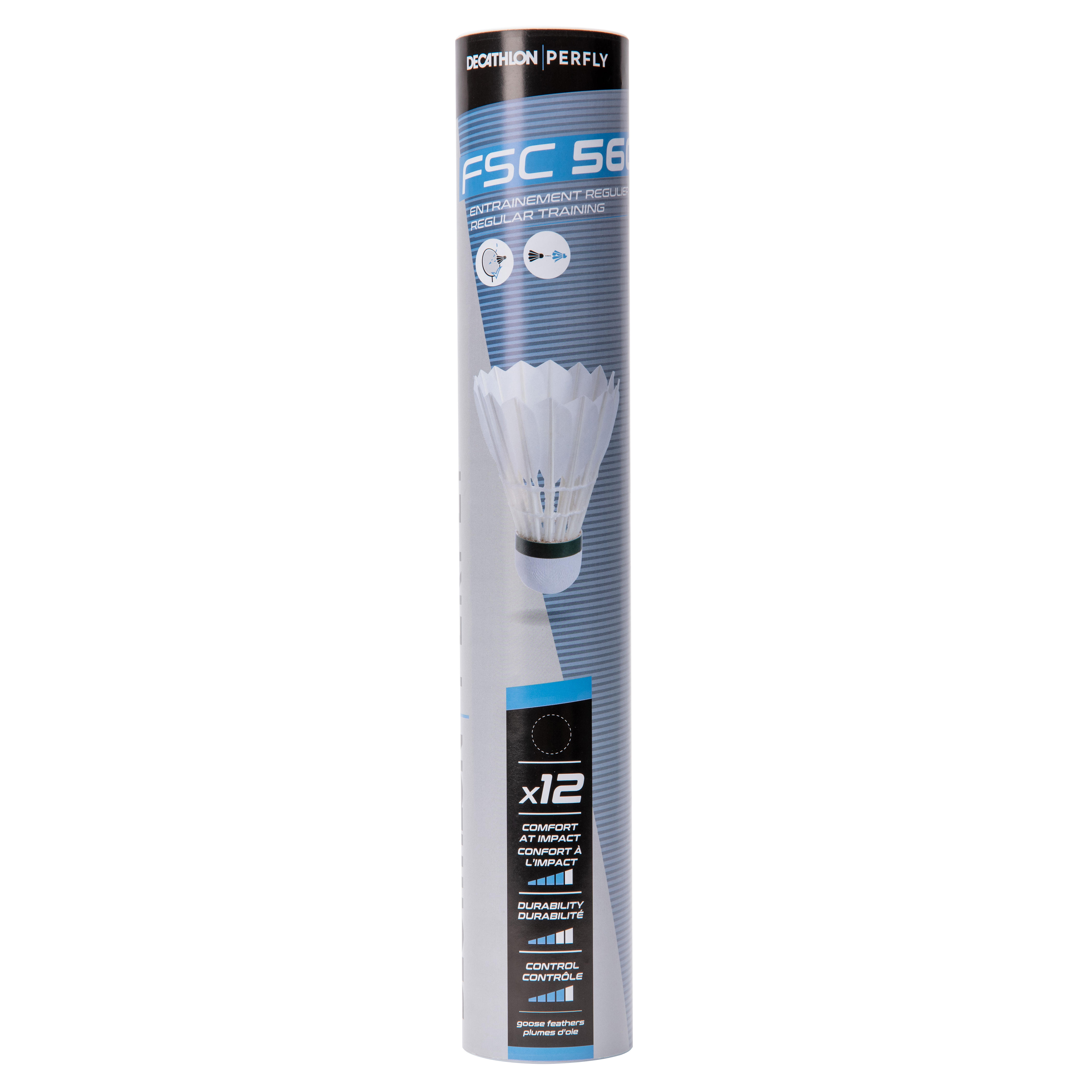 

Воланы для бадминтона Perfly 500 белые, 12 шт, 8490803