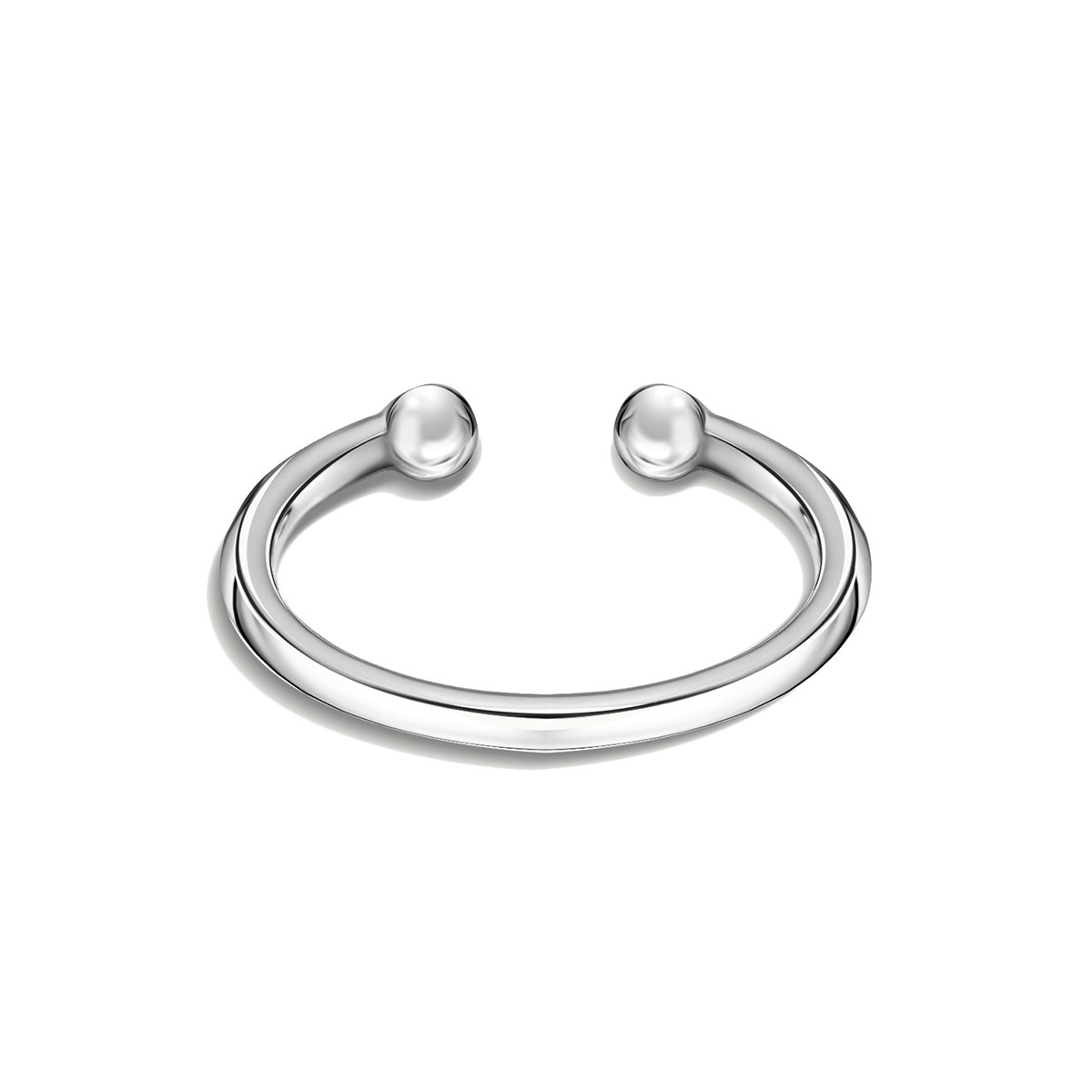 

Моносерьга NoBrand 26875 серебристая, 26875