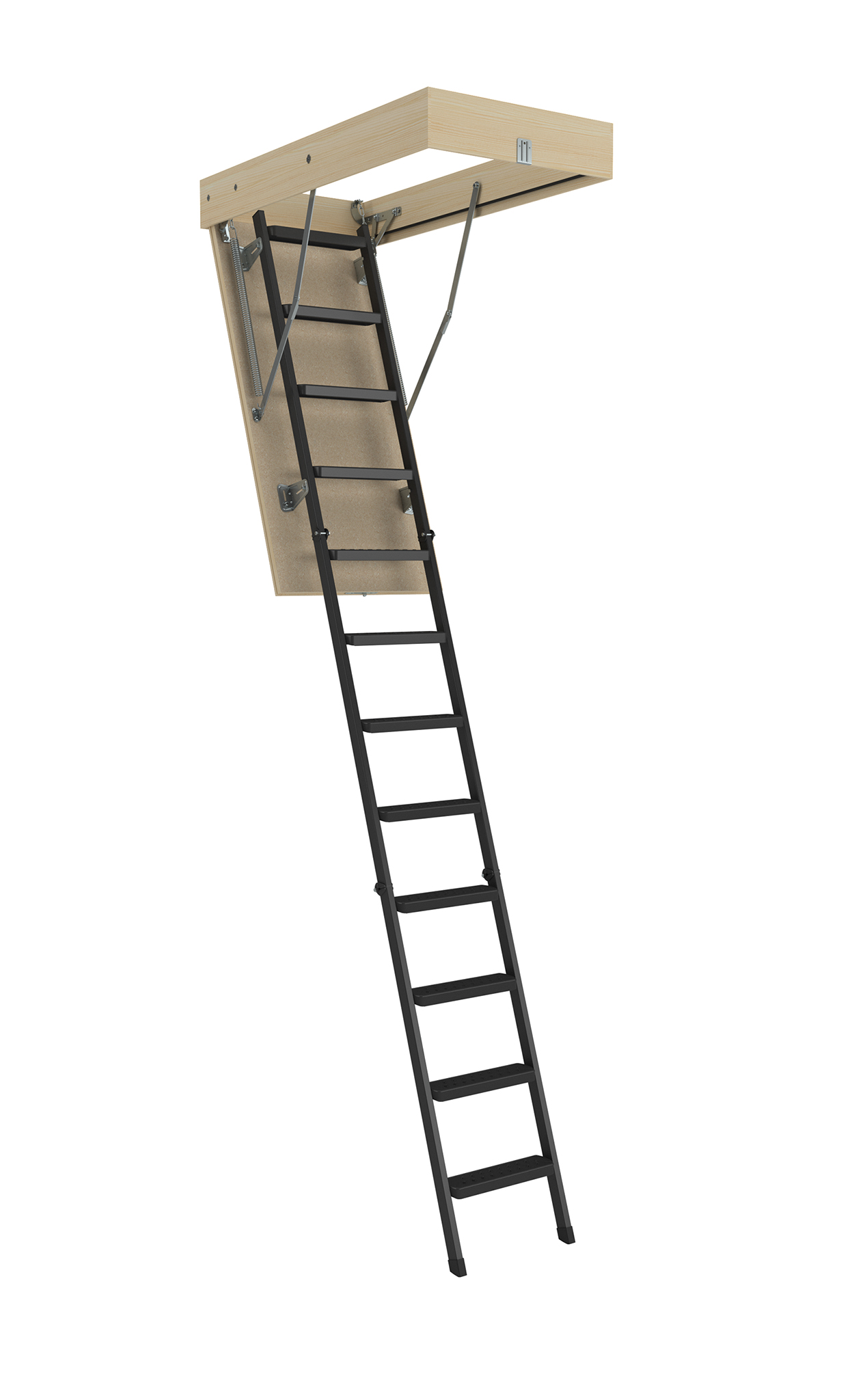 Чердачная лестница с люком FAKRO LMS 70*120*280 координационная лестница 6 м толщина 2 мм салатовый