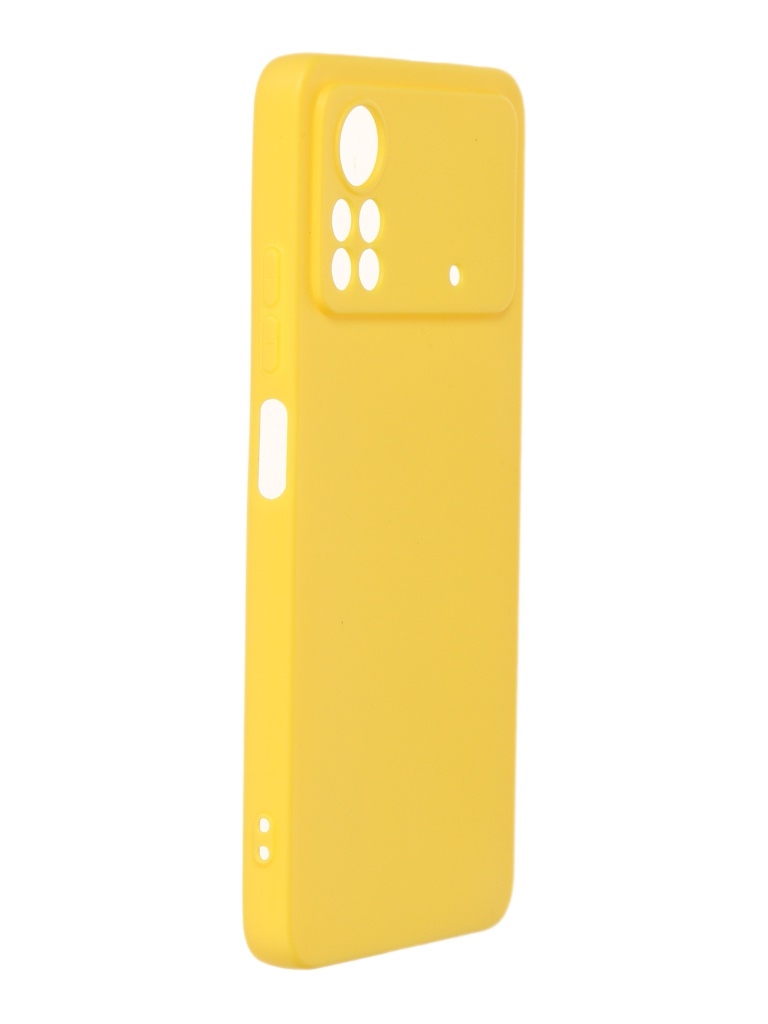 фото Чехол df для poco x4 pro 5g silicone yellow pocase-04 df-group