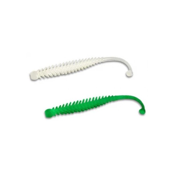 

Мягкие приманки Jara Baits Trout Series BOXTER-70 Сыр # 033 Glow (10шт), в банке, Белый, Boxter