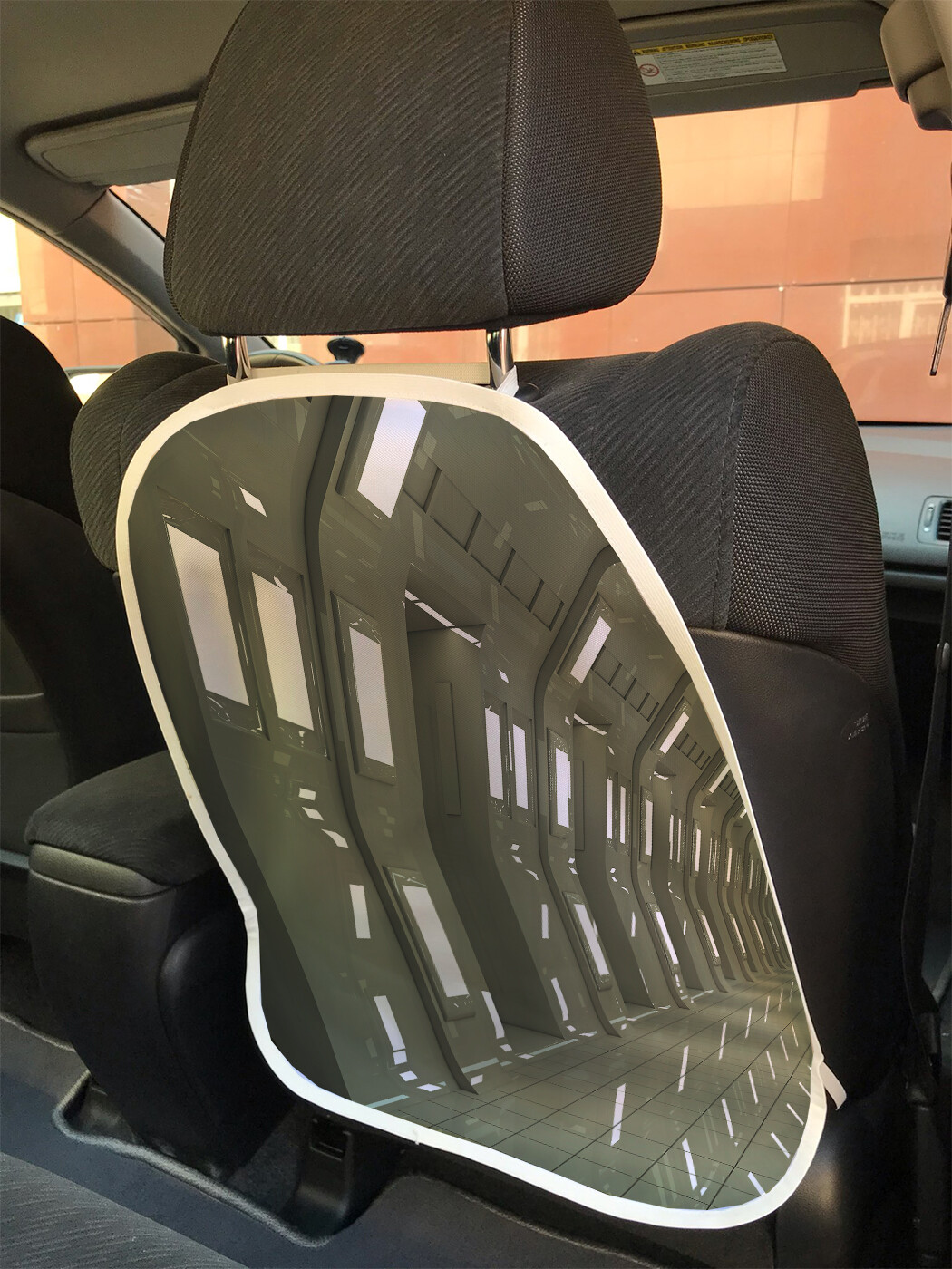 

Накидка на спинку сиденья JoyArty Космический коридор, 45х62, Космический коридор