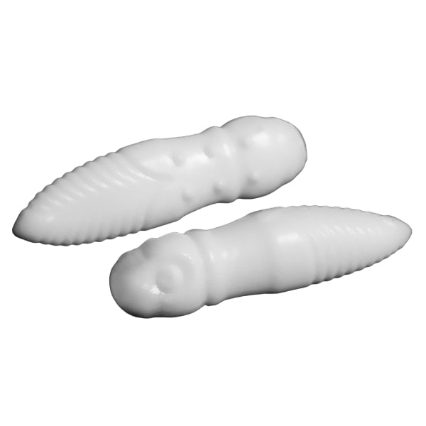 

Мягкие приманки Jara Baits Trout Series LURY-35 Сыр # 701 (10шт), в банке, Белый, Lury