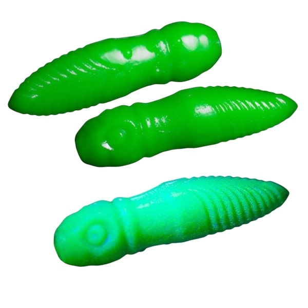

Мягкие приманки Jara Baits Trout Series LURY-35 Сыр # 703 UV (10шт), в банке, Зеленый, Lury